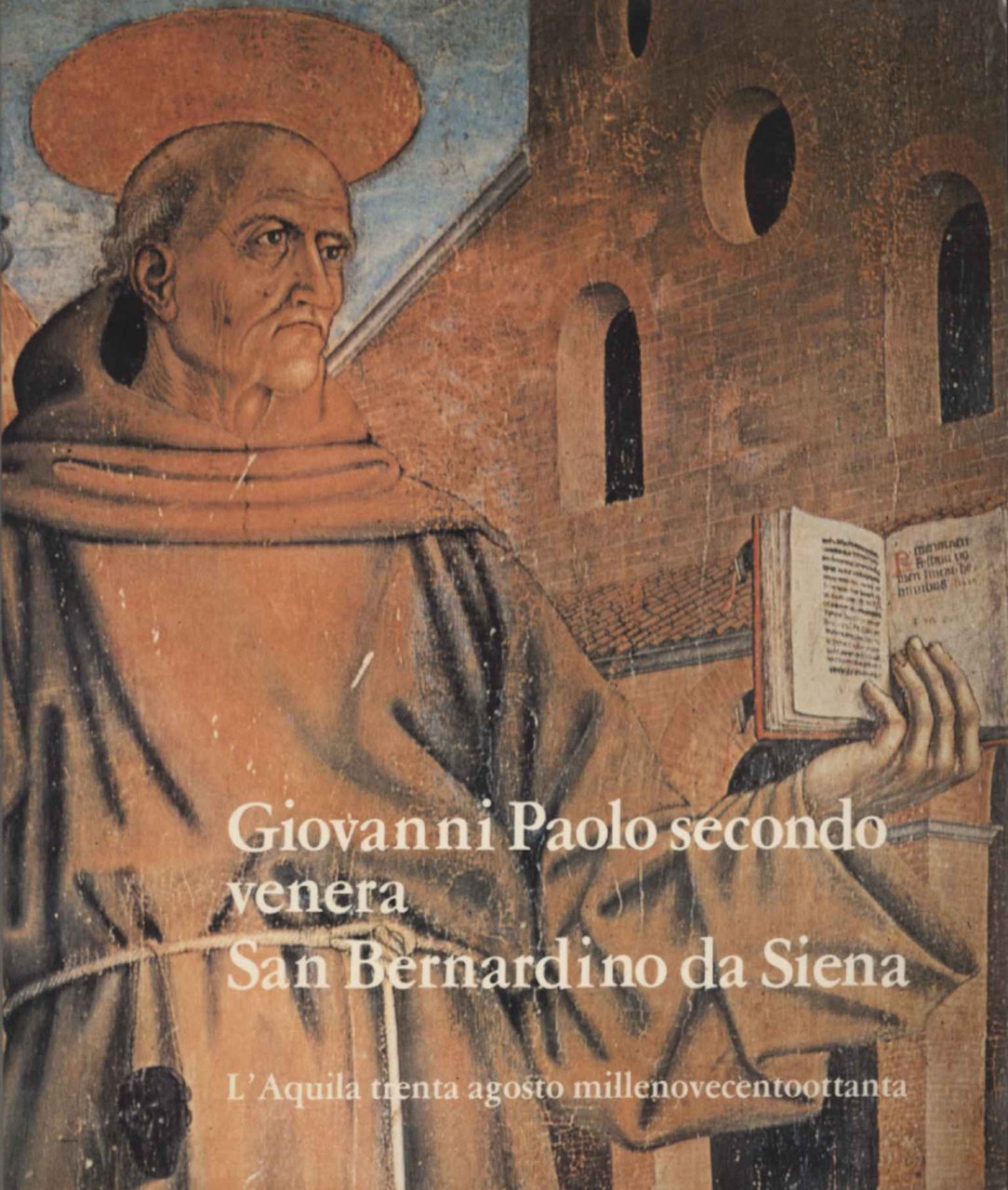 Giovanni Paolo secondo venera San Bernardo da Siena | Immagine principale