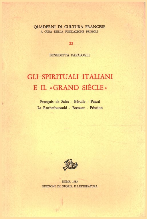 Gli spirituali italiani e il grand siècle | Immagine Gallery 2