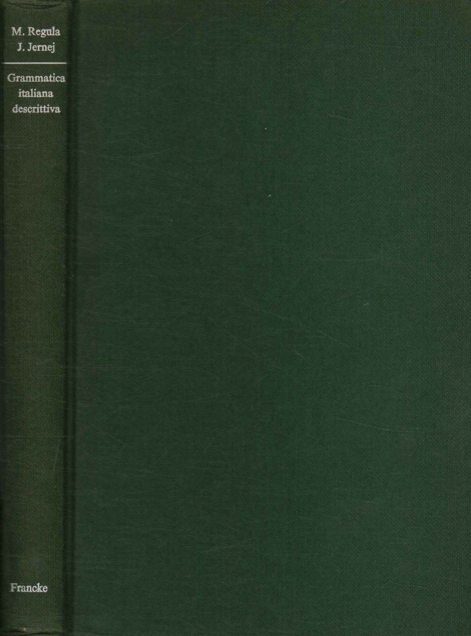 Grammatica italiana descrittiva