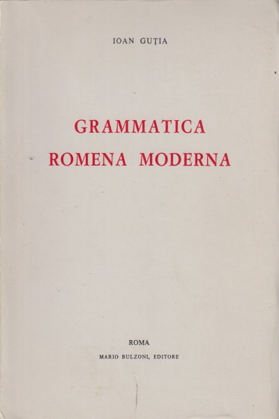 Grammatica romena moderna
