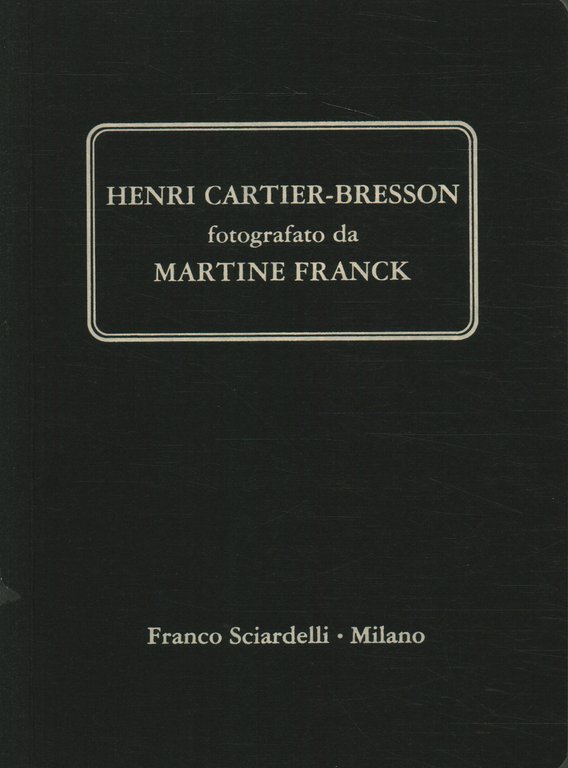 Henri Cartier-Bresson fotografato da Martine Franck