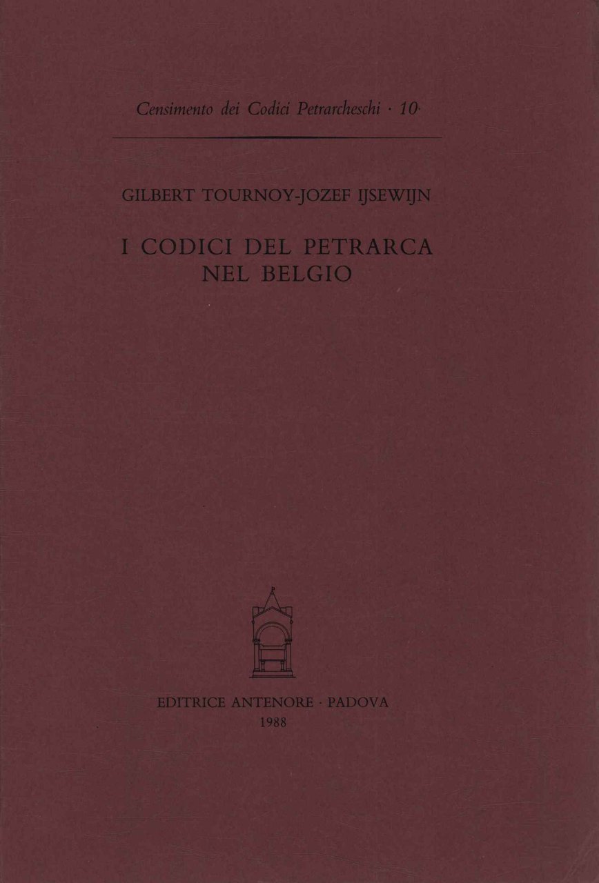 I codici del Petrarca nel Belgio