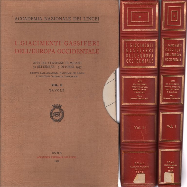 I giacimenti gassiferi dell'Europa Occidentale (2 volumi e tavole)