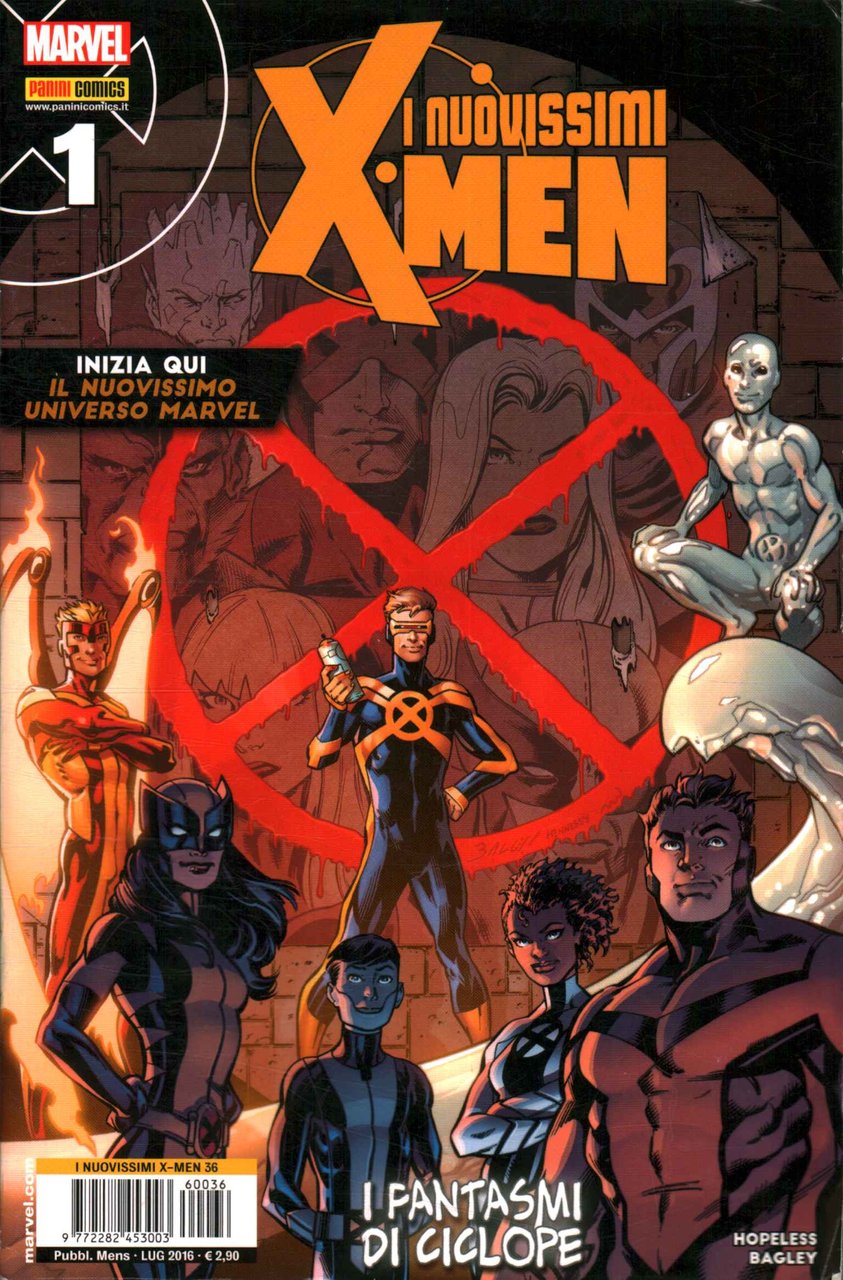 I nuovissimi X-Men. Sequenza completa (16 Volumi)
