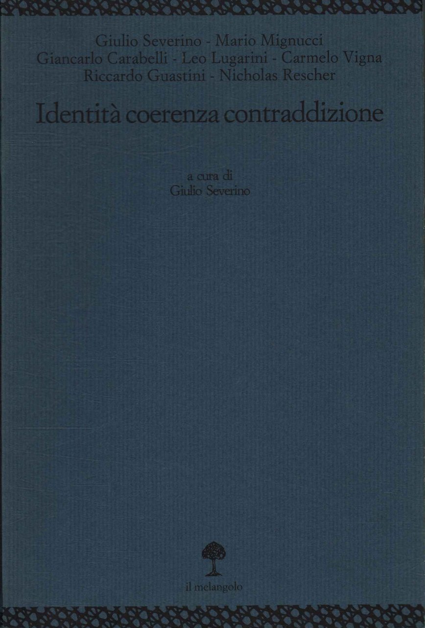 Identità coerenza contraddizione