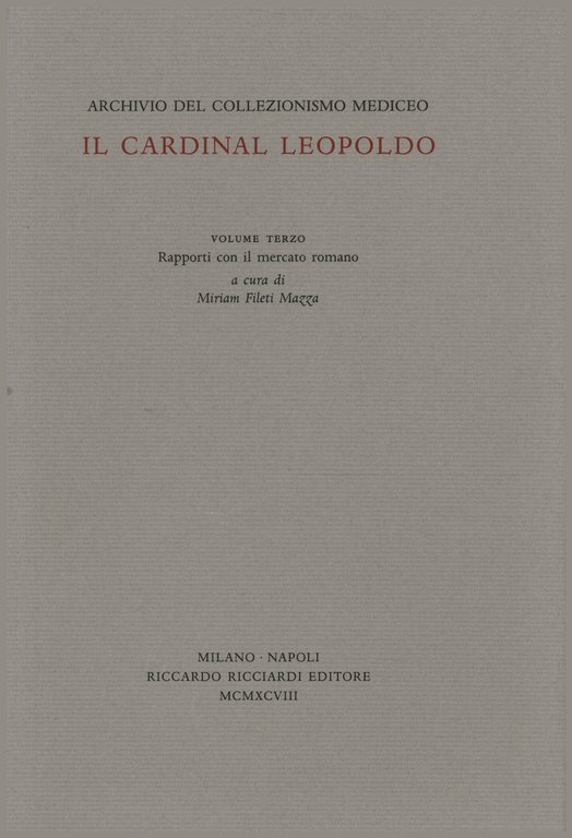 Il Cardinal Leopoldo. Volume terzo