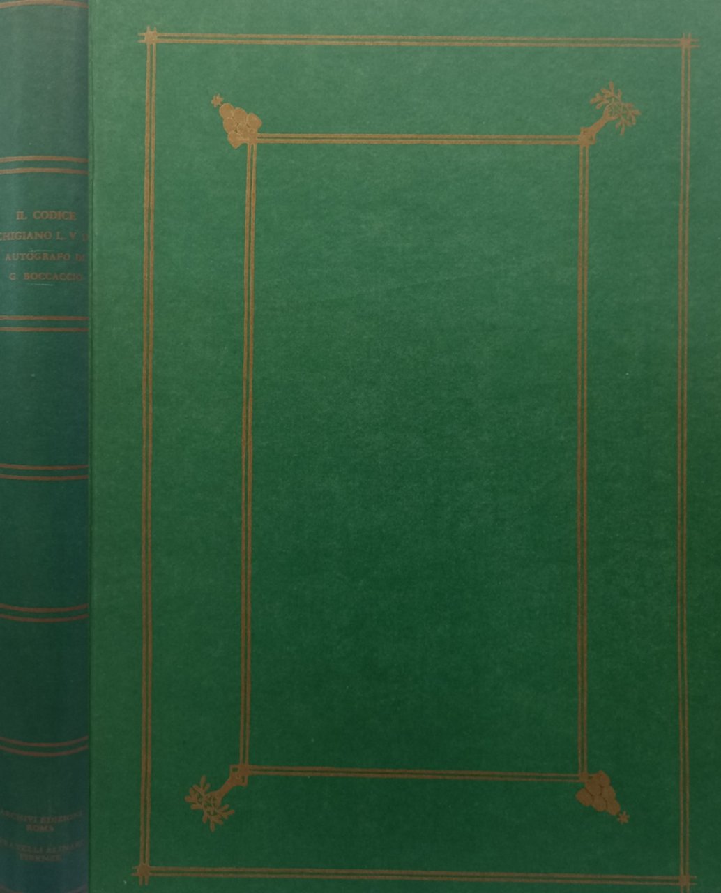 Il codice Chigiano L. V. 176