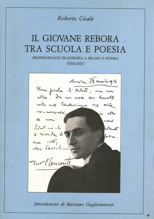Il giovane Rebora tra scuola e poesia