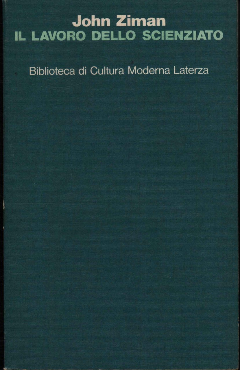 Il lavoro dello scienziato