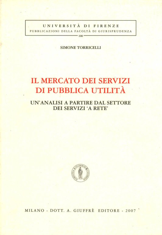 Il mercato dei servizi di pubblica utilità
