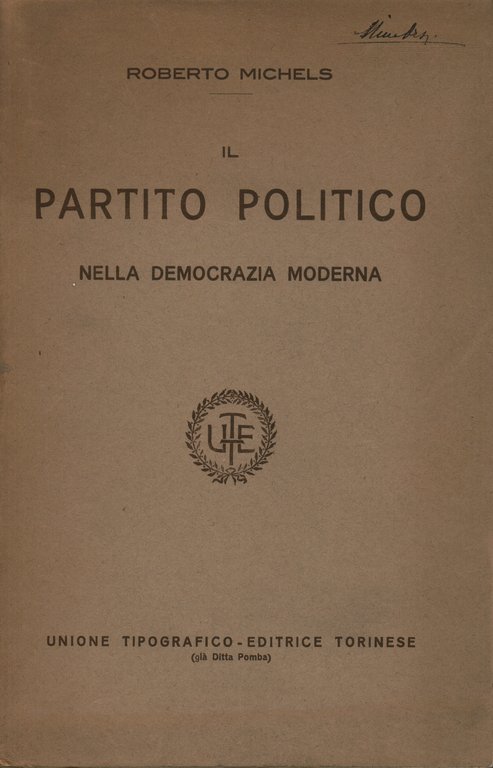 Il partito politico nella democrazia moderna