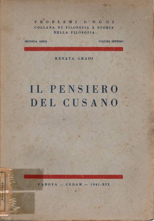 Il pensiero del Cusano