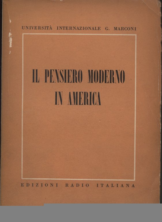 Il pensiero moderno in America