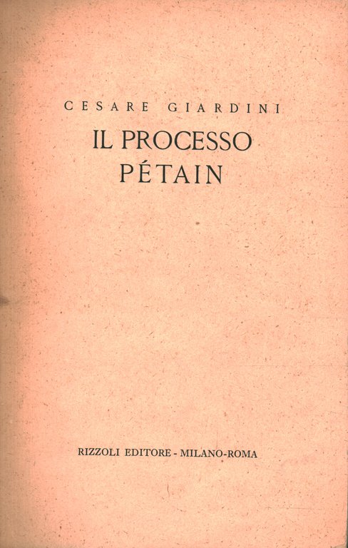 Il processo Pétain