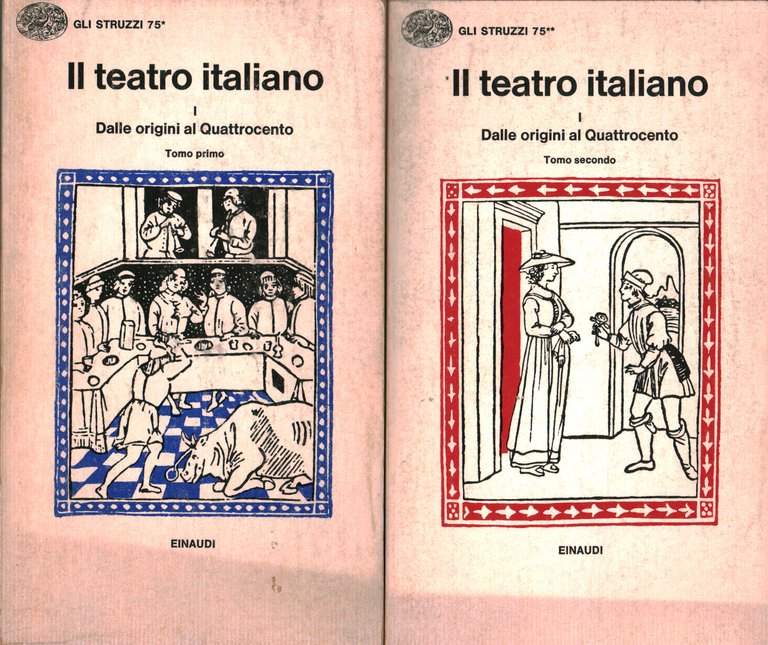 Il Teatro italiano I. Dalle origini al Quattrocento (2 Tomi)