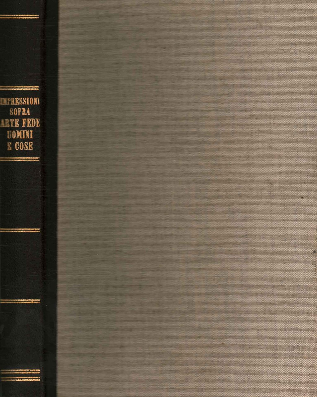 Impressioni sopra arte fede uomini e cose | Immagine principale