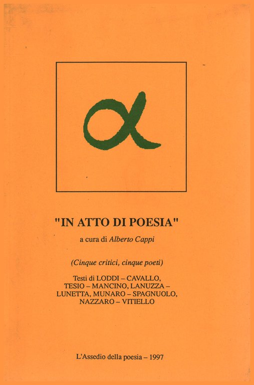 In atto di poesia