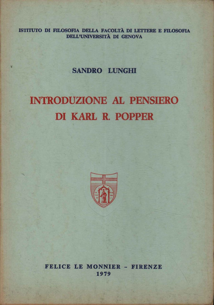 Introduzione al pensiero di Karl R. Popper