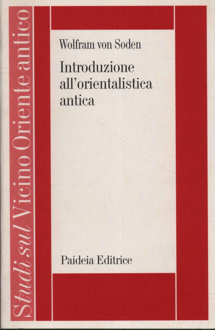 Introduzione all'orientalistica antica