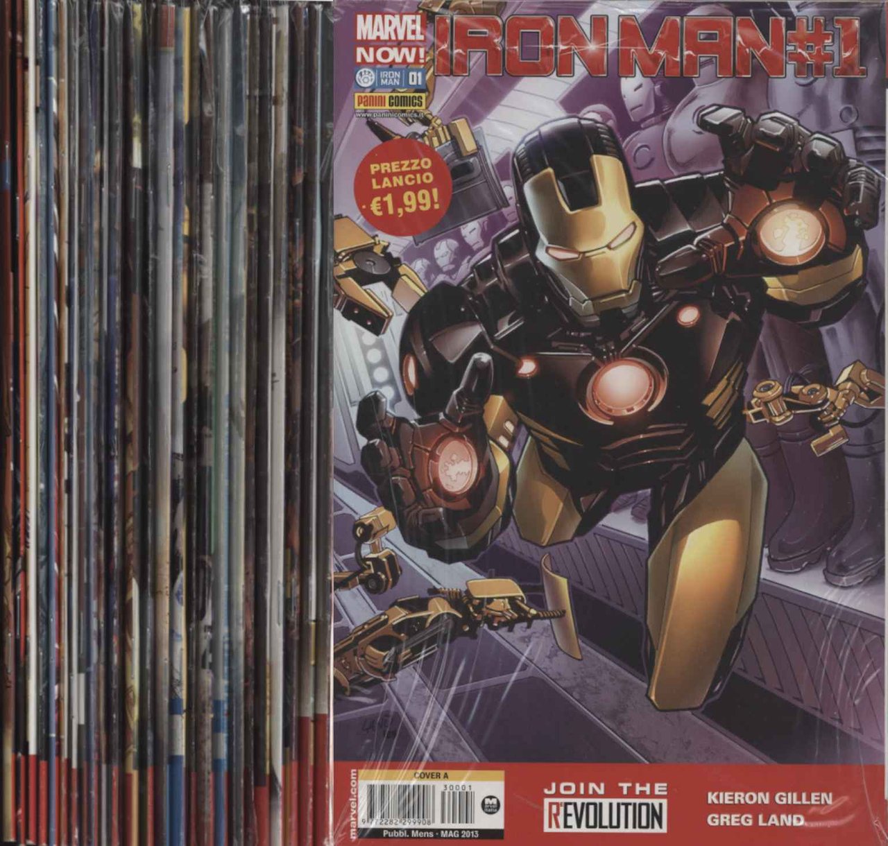 Iron man. Sequenza completa (25 Volumi) con Variant del n.1 | Immagine principale