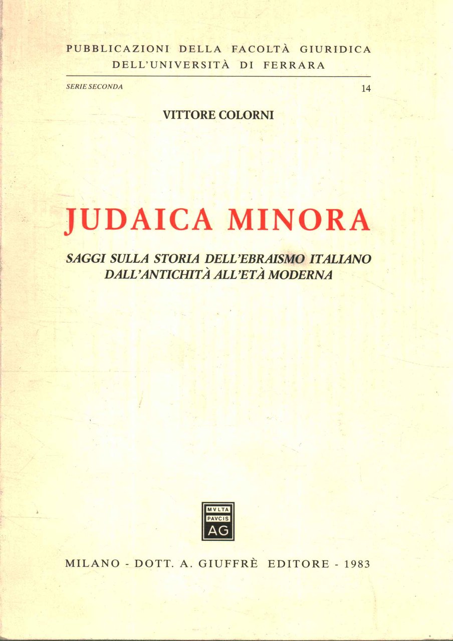 Judaica Minora