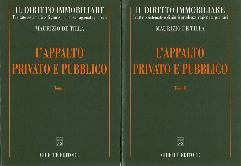 L'appalto privato e pubblico (2 Volumi)