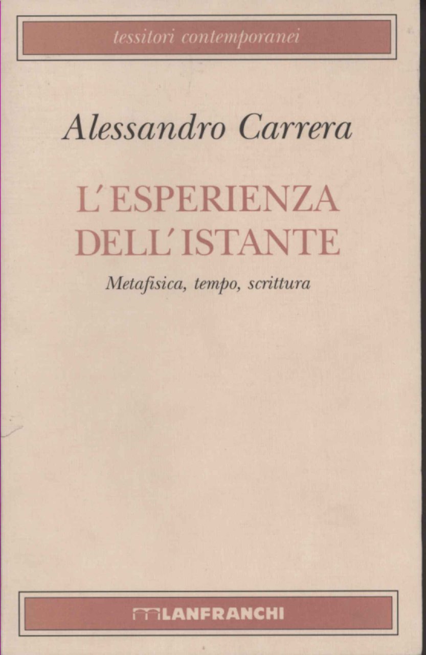 L'esperienza dell'istante