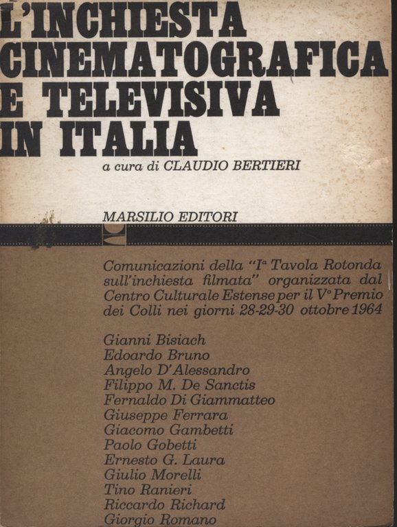 L'inchiesta cinematografica e televisiva in Italia