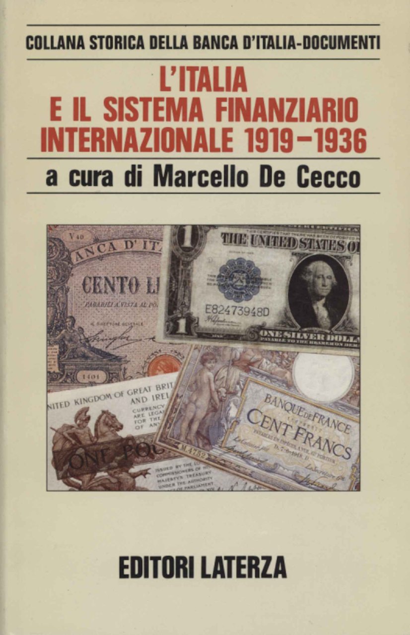 L'Italia e il sistema finanziario internazionale 1919-1936 | Immagine principale