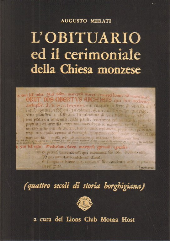 L'obituario ed il cerimoniale della Chiesa monzese