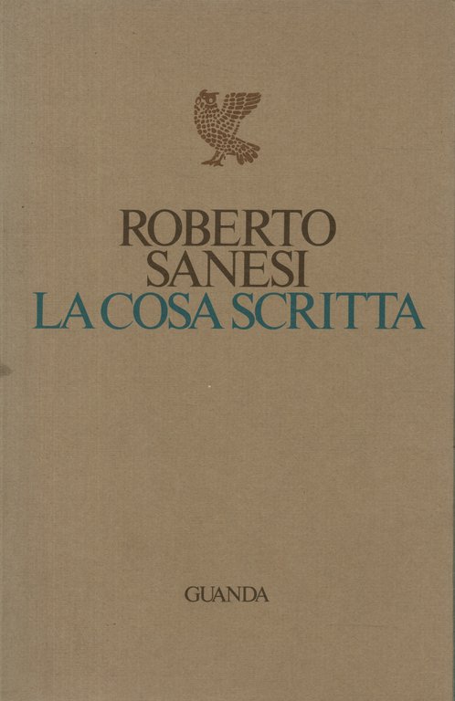 La cosa scritta
