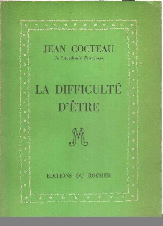 La difficulté d'être