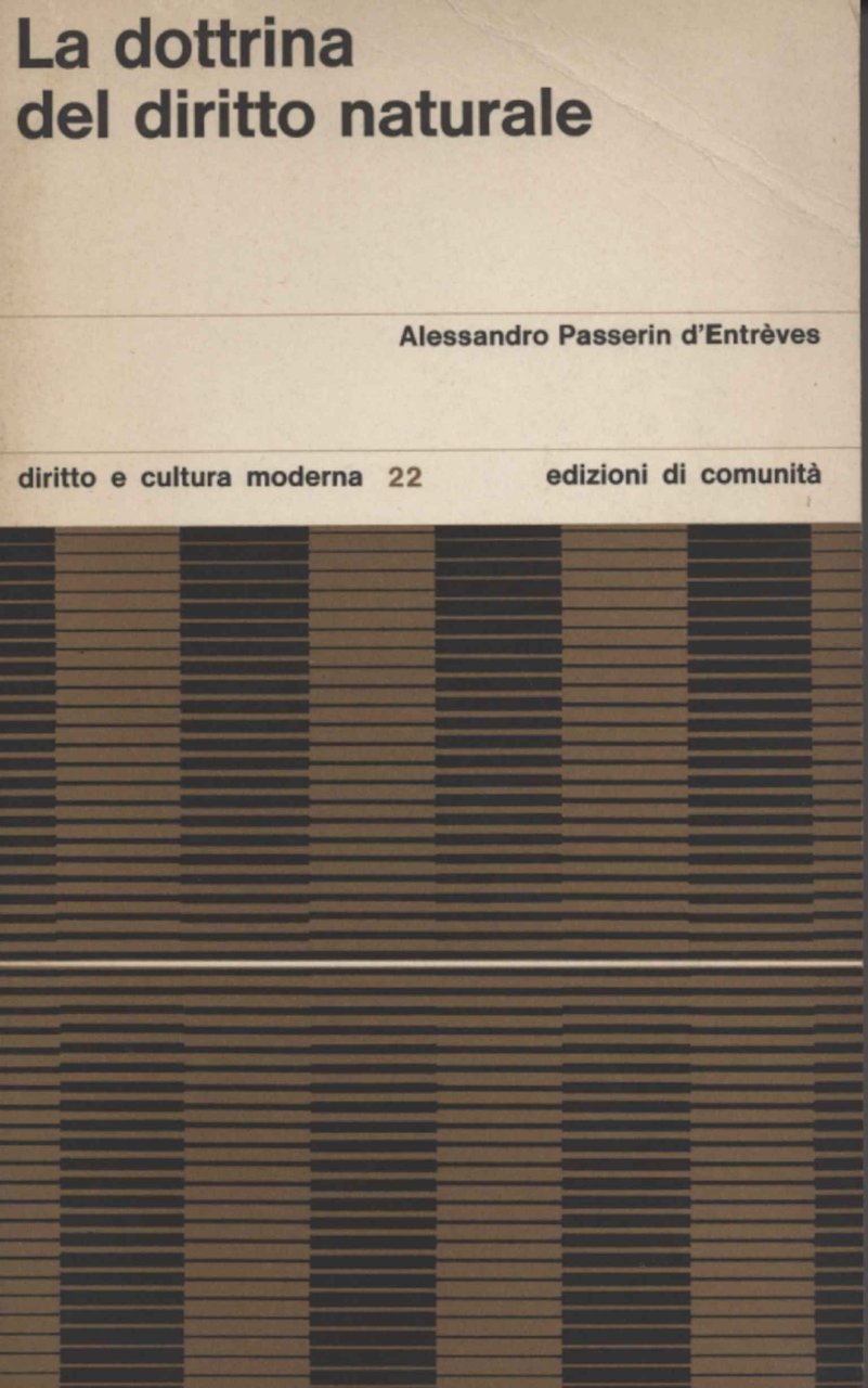 La dottrina del diritto naturale