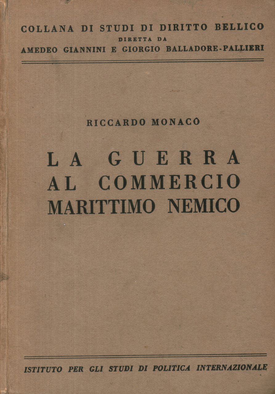 La guerra al commercio marittimo nemico