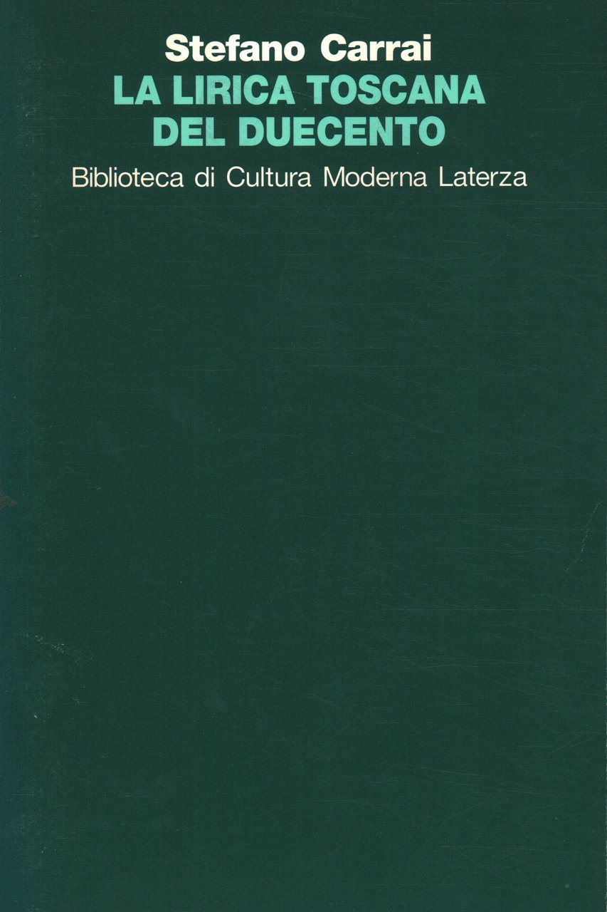La lirica toscana del Duecento | Immagine principale