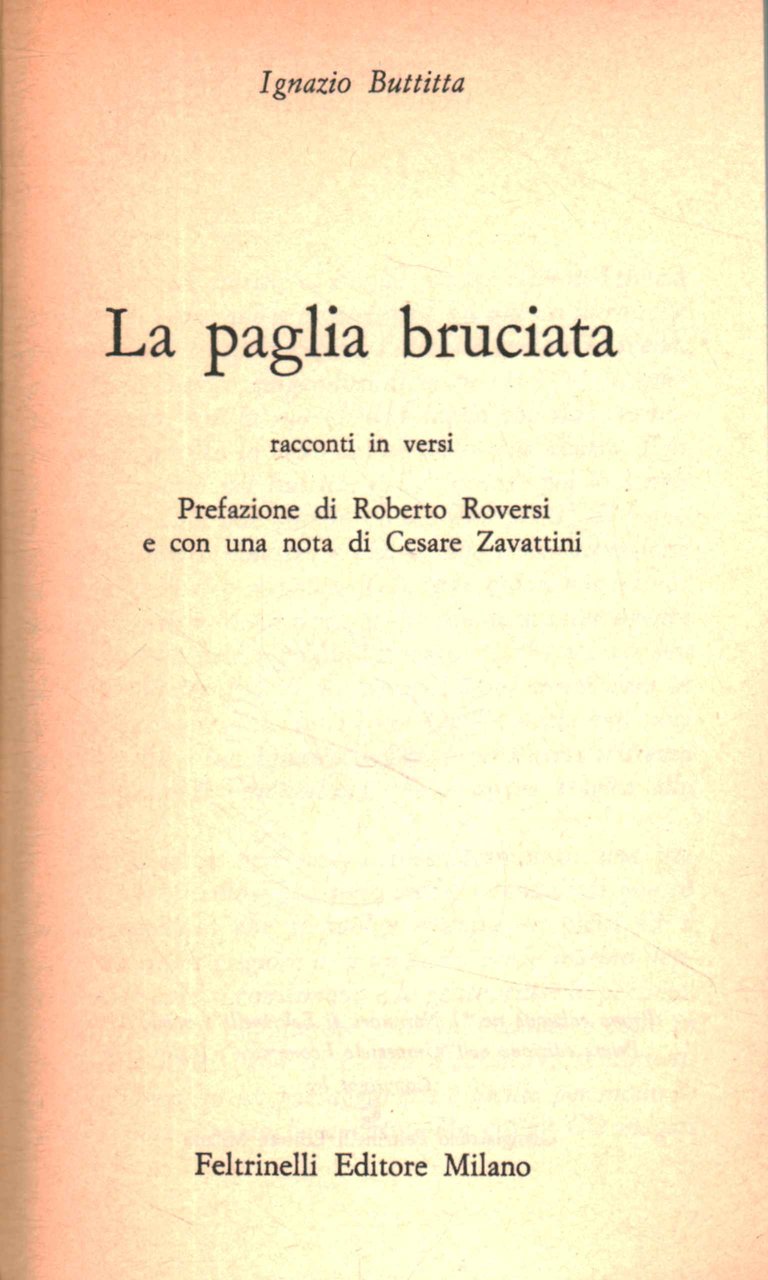 La paglia bruciata