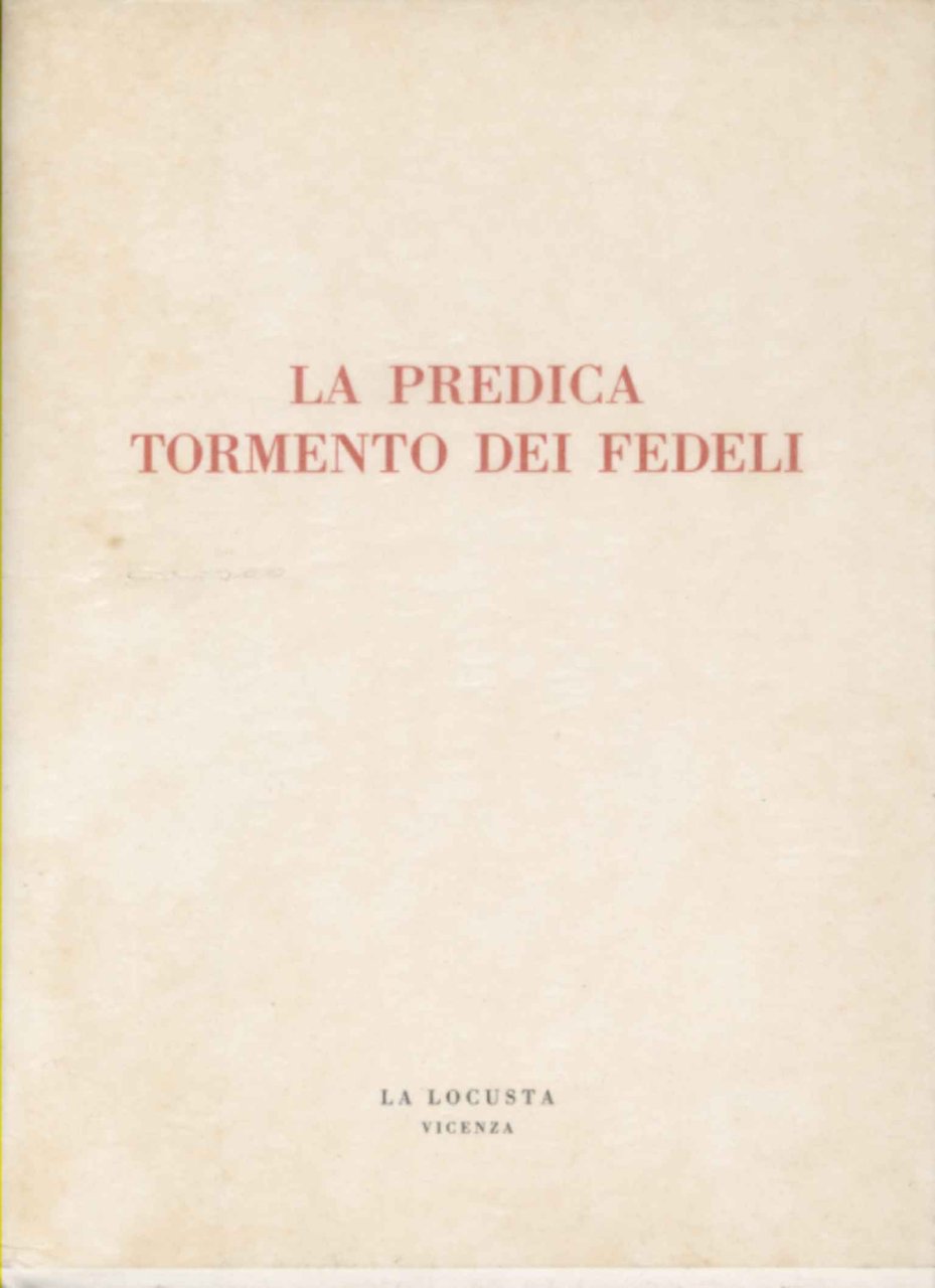 La predica. Tormento dei fedeli | Immagine principale