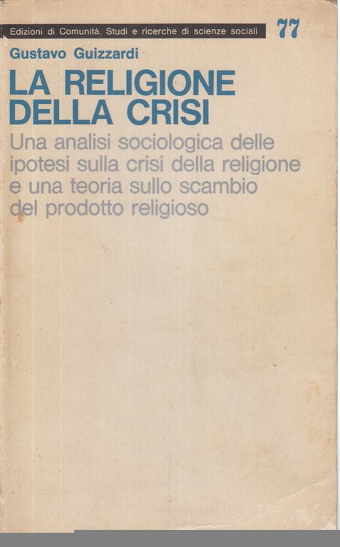 La religione della crisi