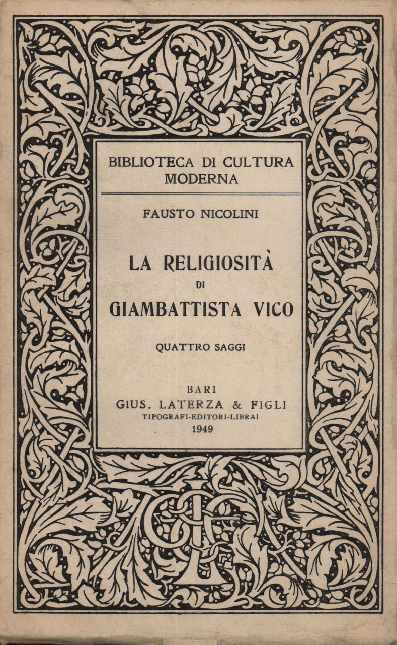 La religiosità di Giambattista Vico