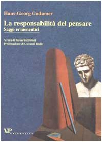 La responsabilità del pensare
