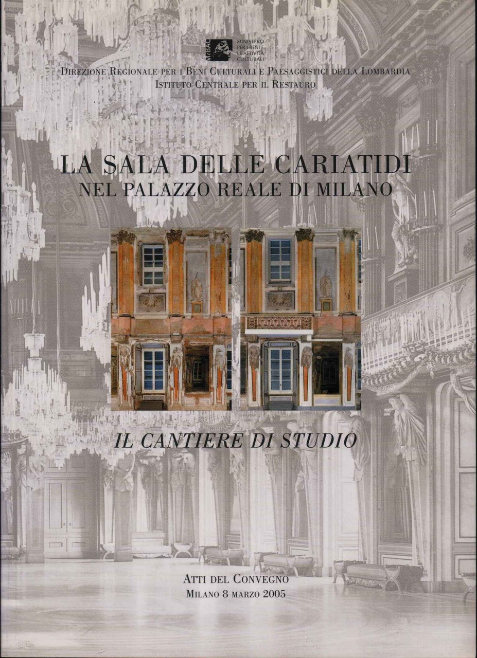 La sala delle cariatidi nel palazzo reale di Milano