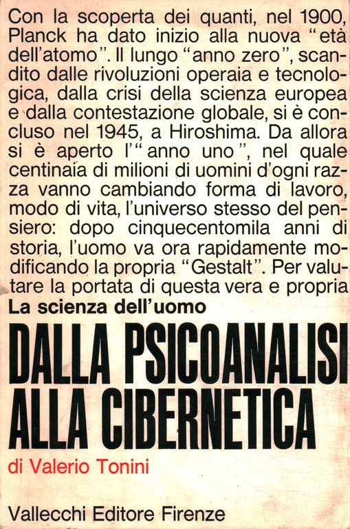 La scienza dell'uomo dalla psicoanalisi alla cibernetica