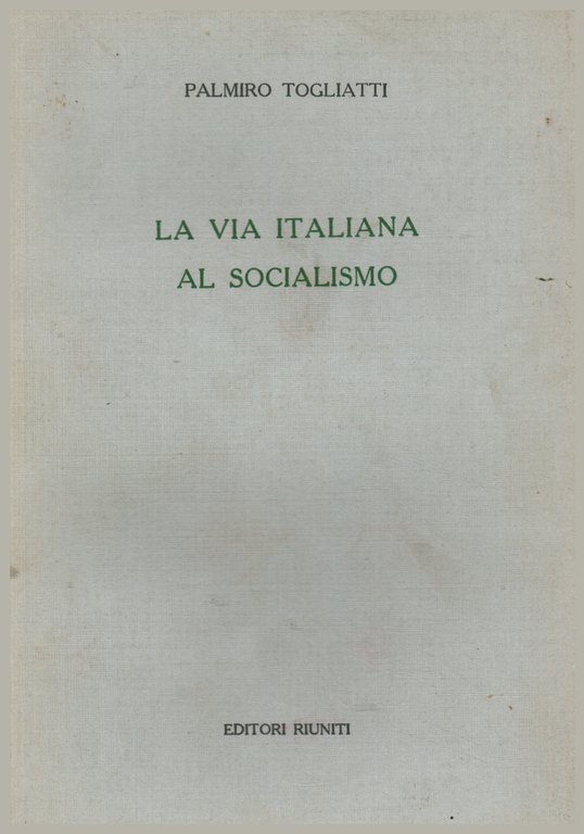 La via italiana al socialismo
