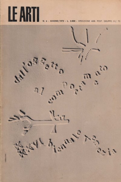 Le Arti. N. 6 - Giugno/1972