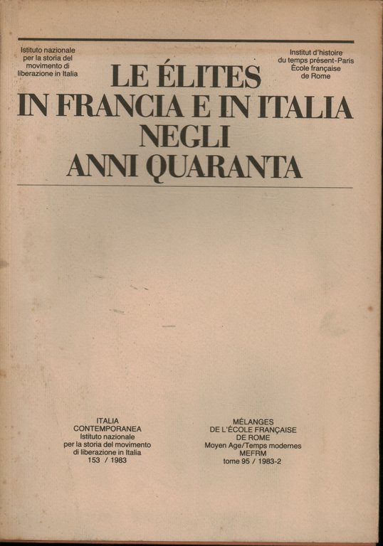 Le élites in Francia e in Italia negli anni Quaranta