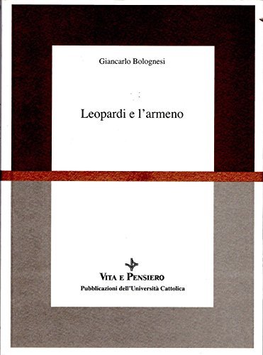 Leopardi e l'armeno