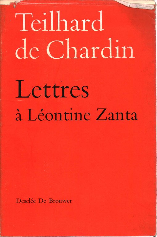 Lettres à Léontine Zanta