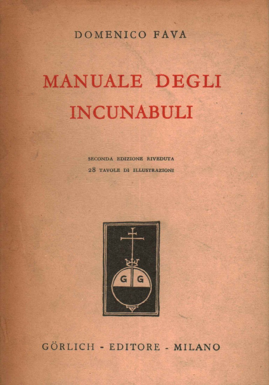 Manuale degli incunabuli