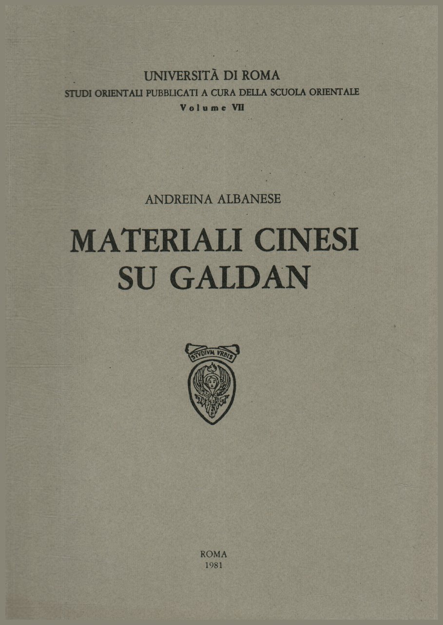 Materiali cinesi su Galdan