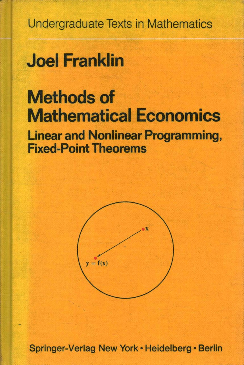 Methods of Mathematical Economics